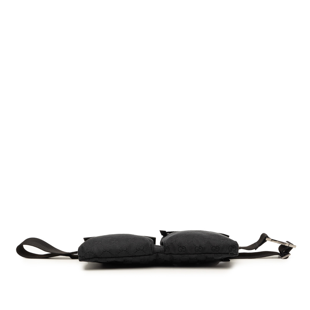 Pre-Loved Gucci GG Canvas Double Pocket Belt Bag - Picture 3 of 10